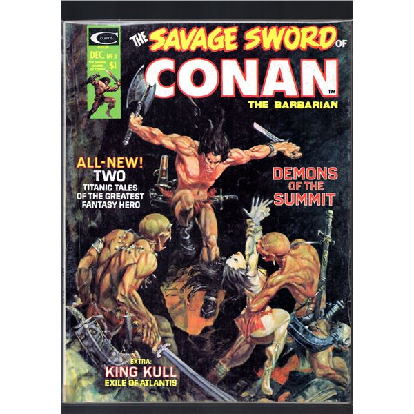 The Savage Sword Of Conan The Barbarian #3