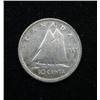 Image 1 : 1949 Canadian Silver 10 Cent Coin