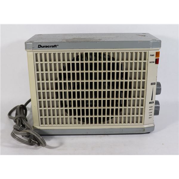 DURACRAFT ELECTRIC FAN/ HEATER