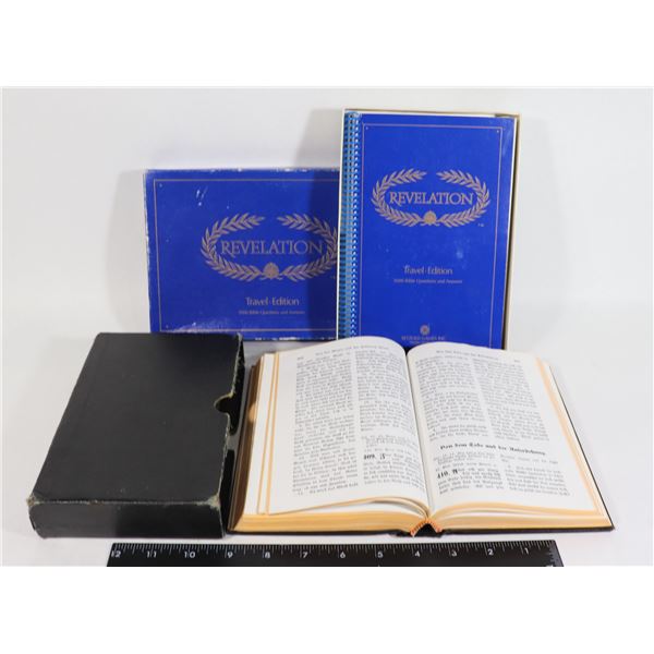 1980'S MENNONITE BIBLE AND "REVELATION" BIBLE GAME