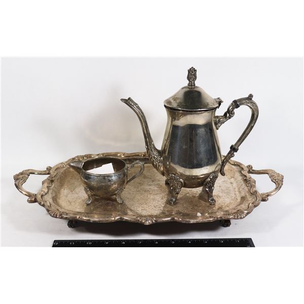 SILVERPLATED TEA SERVICE SET