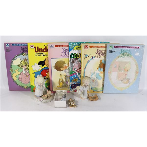 PRECIOUS MOMENTS VINTAGE COLORING BOOKS