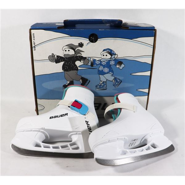 NEW BAUER LIL' ANGEL KIDS 10 SKATES