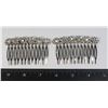 Image 1 : 2 NEW RHINESTONE HAIR COMB WEDDING HEADWEAR