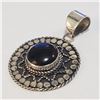 Image 3 : SILVER BLACK ONYX PENDANT (~WEIGHT 4.37G)
