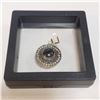 Image 4 : SILVER BLACK ONYX PENDANT (~WEIGHT 4.37G)