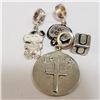 Image 1 : SILVER PACK OF 4 PANDORA BEADS (~WEIGHT 10.5G)
