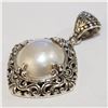 Image 3 : SILVER FRESHWATER PEARL PENDANT (~WEIGHT 7.76G)