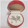 Image 2 : SILVER LOT OF 2 CUBIC ZIRCONIA PENDANT