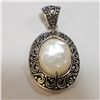 Image 1 : SILVER MOTHER OF PEARL PENDANT(~WEIGHT 5.53G)