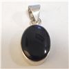 Image 1 : SILVER BLACK ONYX PENDANT(~WEIGHT 4.54G)