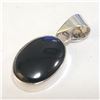 Image 3 : SILVER BLACK ONYX PENDANT(~WEIGHT 4.54G)