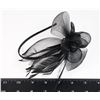 Image 1 : NEW FASCINATOR BLACK FEATHER HAIR BAND