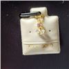 Image 1 : 10K YELLOW GOLD CUBIC ZIRCONIA PENDANT