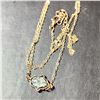 Image 3 : SILVER GOLD PLATED &CANADIAN AMMOLITE NECKLACE