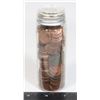 Image 1 : MEDIUM JAR OF AMERICAN ONE CENT COINS INCLUDING
