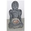 Image 1 : CONCRETE GIRL WITH BIRD LAWN ORNAMENT