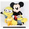 Image 1 : STUFFIES LOT MICKEY MOUSE, MINIONS, AND DR SEUSS