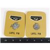 Image 1 : 2 BRAND NEW MOTORCYCLE LAPEL PINS “BORN TO RIDE” &