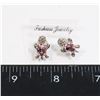 Image 1 : NEW SILVER TONE PINK AND CLEAR RHINESTONE