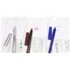Image 2 : 3 NEW EYE LINER/LIP COSMETIC PENCILS SILVER,