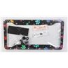 Image 1 : NEW PAW DESIGN LICENSE PLATE FRAME. INCLUDES