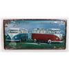 Image 1 : NEW METAL VW VANS LICENSE PLATE