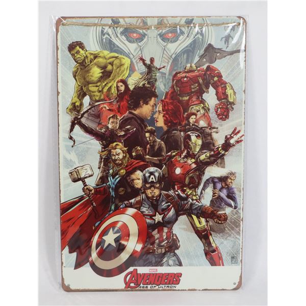 NEW METAL AVENGERS SIGN
