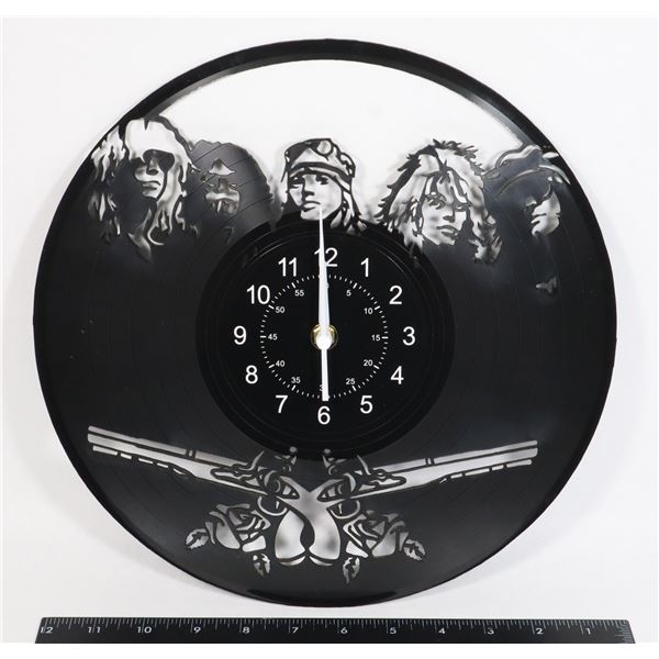 NEW GUNS N' ROSES THEME VINYL RECORD ENGRAVED