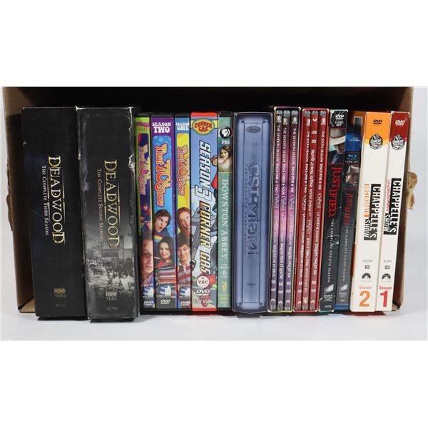 TV SERIES DVD LOT:CHAPPELLES SHOW, JUSTIFIED,