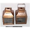 Image 1 : 2 REPLICA COPPER COLOR LANTERNS