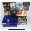 Image 1 : BUNDLE OF DVDS AND SMALL MEDIA STAND