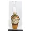 Image 2 : ESTATE OIL LAMP, CUSTOM MADE WOOD
