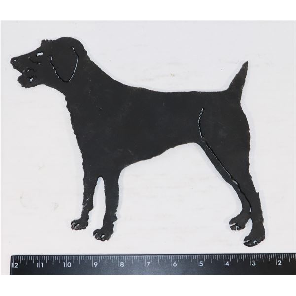 HAND CRAFTED METAL DOG DECORATION
