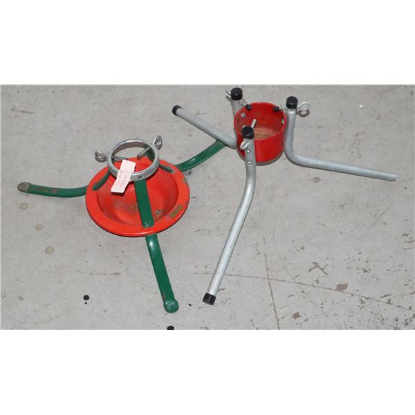 PAIR OF VINTAGE CHRISTMAS TREE STANDS