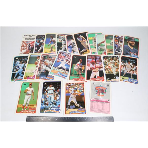 COLLECTION OF TOPPS BASEBALL TALK COLLECTION