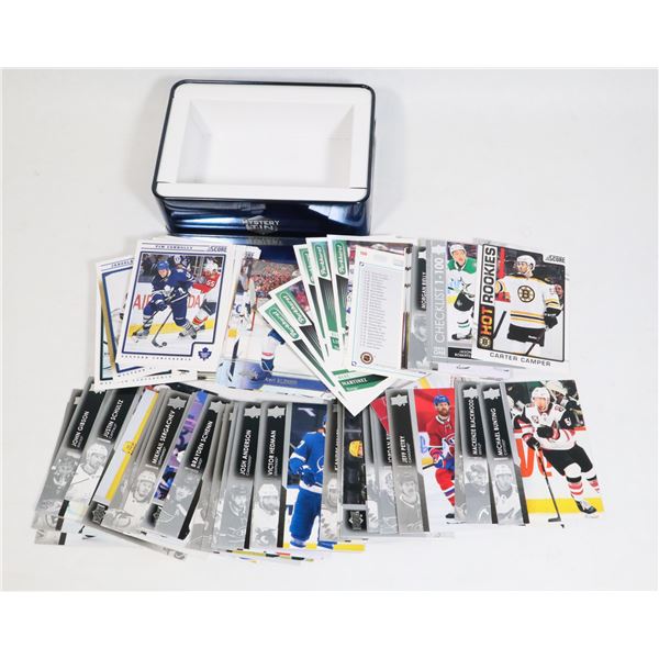 TIN OF ASSORTED HOCKEY CARDS, PARKHURST,
