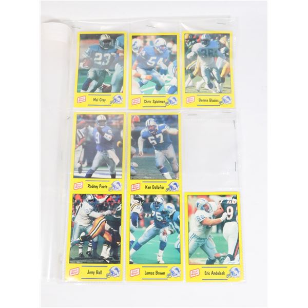 OSKAR MAYER FOOTBALL CARD COLLECTION