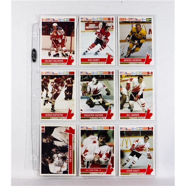 1 SET OF 9 1992 FUTURE TRENDS EXP 1976 CANADIAN