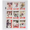 Image 2 : 1 SET OF 9 1992 FUTURE TRENDS EXP 1976 CANADIAN