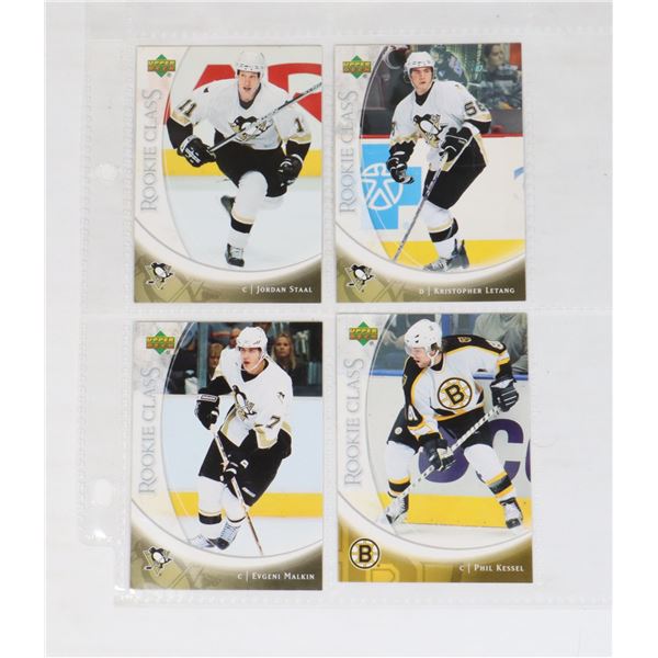 FOUR UPPER DECK ROOKIE CLASS CARDS