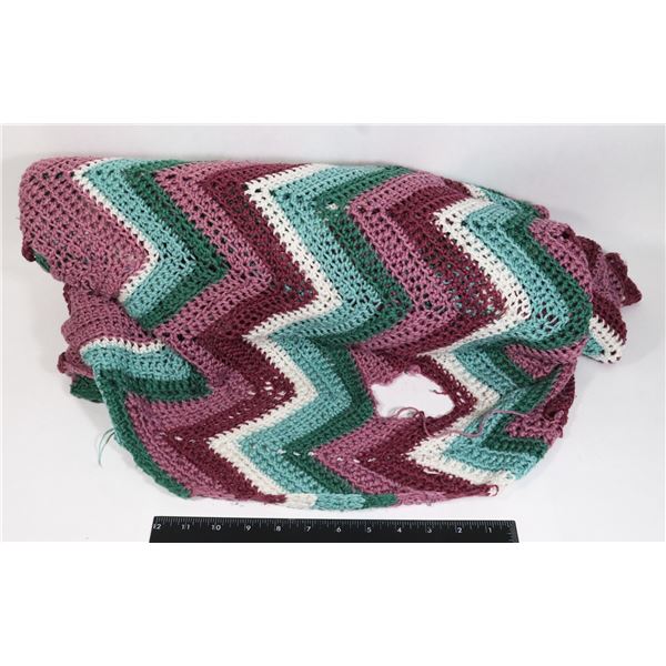 HOME MADE KNIT BLANKET