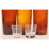 Image 2 : J H Cutter Whiskey Bottles, 3, and 2 Shotglasses [185049]