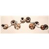 Image 2 : Silver Plate Triple Candelabra Pair & 2 Snuffers [183714]