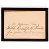 Image 1 : Civil War Autograph First Lady Mrs. Jefferson Davis [186174]