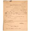 Image 1 : Civil War Confederate Death Certificate 1863 [185079]