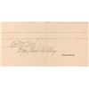 Image 1 : Custer - General Robert M. West ut Square Signature [182421]