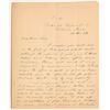 Image 1 : Lincoln Assassination: Signed Letter, Sanders 1853  [185066]