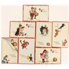 Image 1 : Halloween Brundage Postcards w/Children (7) [184599]