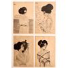 Image 1 : Art Nouveau - Kirchner Postcards-5, (4) c1900 [185461]